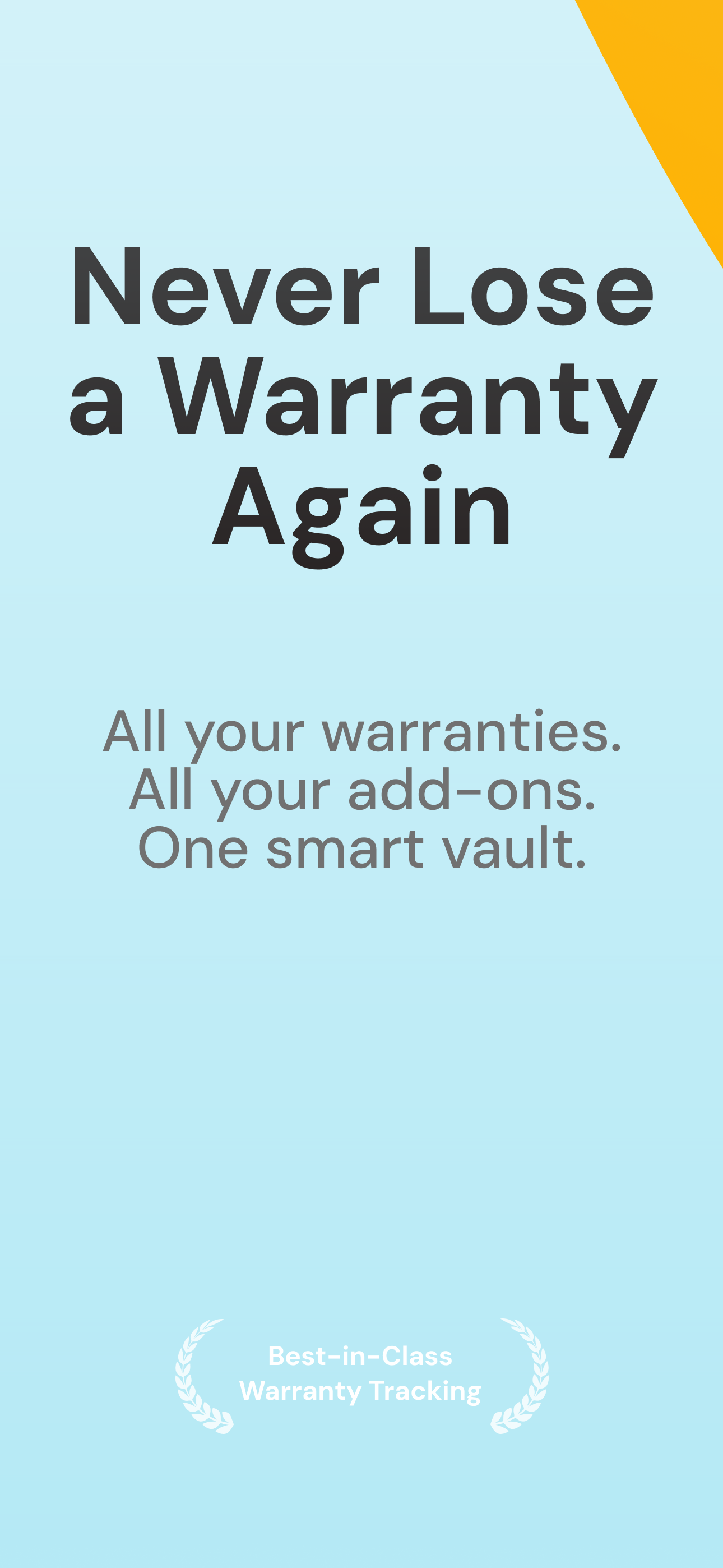 WarrantyVault App Preview